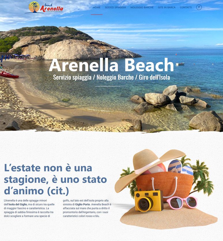 Spiaggia Arenella, Isola del Gigliio (GR)