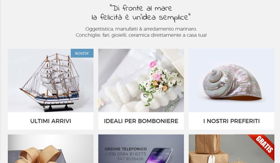 Realizzazione sito  E-commerce