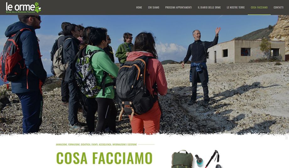 Realizzazione sito web turistico